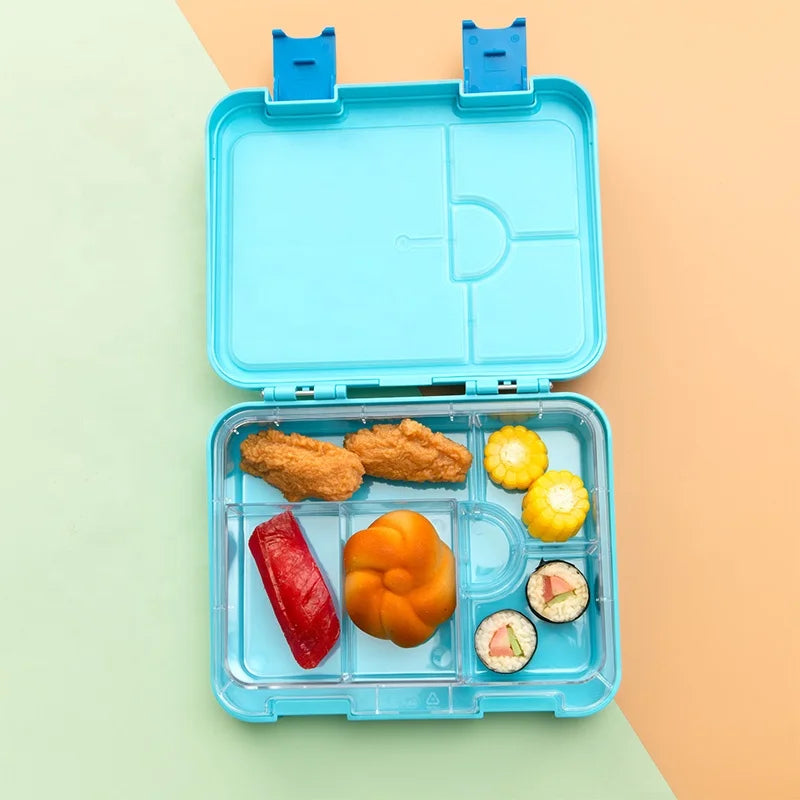 Custom Portable New Design Plastic School Children Adult Enfant Tiffin Leak Proof Kids Bento Lunch Boxes