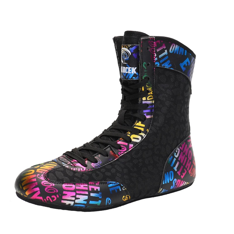 Factory Wholesale Drop-shipping Training Gym Wrestling Boots Boxing Shoes for Men