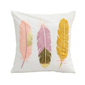 Ins Style Home Geometric Bronzing Pillowcase Short Plush Pillowcase Sofa Bedside Cushion Pillowcase
