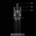 L-CH10-10 Wholesale 5 Arms Acrylic Candle Holders Acrylic Candlestick Holder clear Candlestick Holder Centerpiece for Wedding