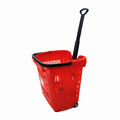 55L Supermarket Folding Handle Shopping Basket