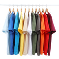 180g T-shirt 100% Cotton Blank Plain Oversized T-shirt Custom Can Add Logo Printing Plus Size Heavy Weight Men's T-shirt