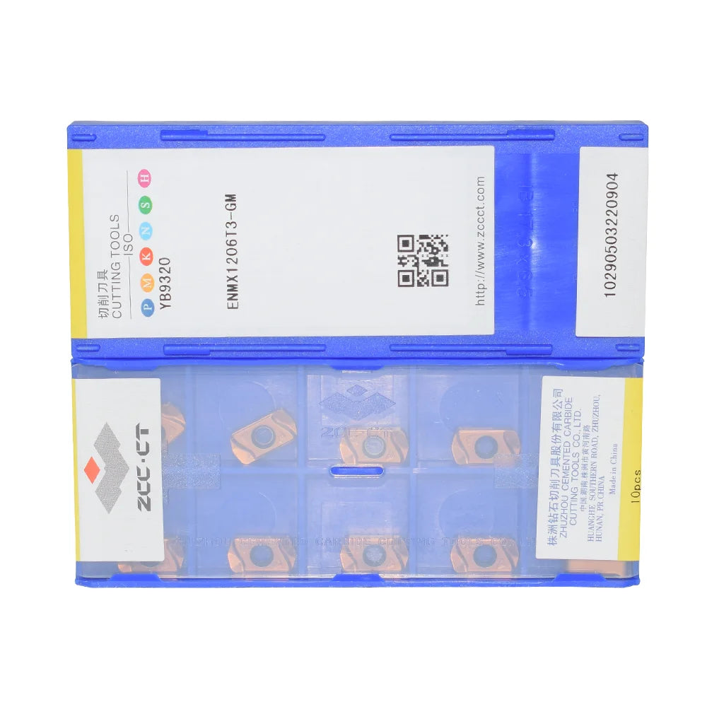 ENMX1206T3-GM Enmx1206t3 Yb9320 P20M P20T Carbide Inserts Milling Cutter Equivalent Product ZCC CT Milling Tools