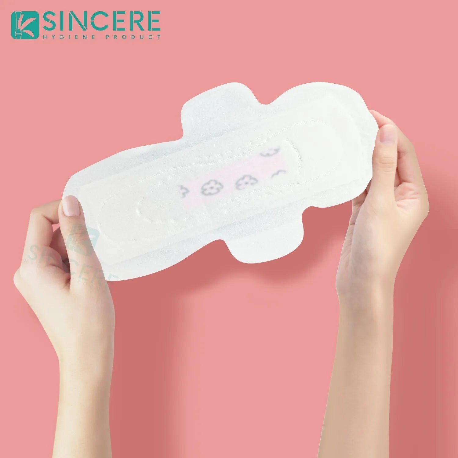 Wholesaler Eco-Friendly OEM Biodegradable Ultra Thin Winged Sanitary Napkins Breathable Super Absorbent Leak Guard Bamboo Corn