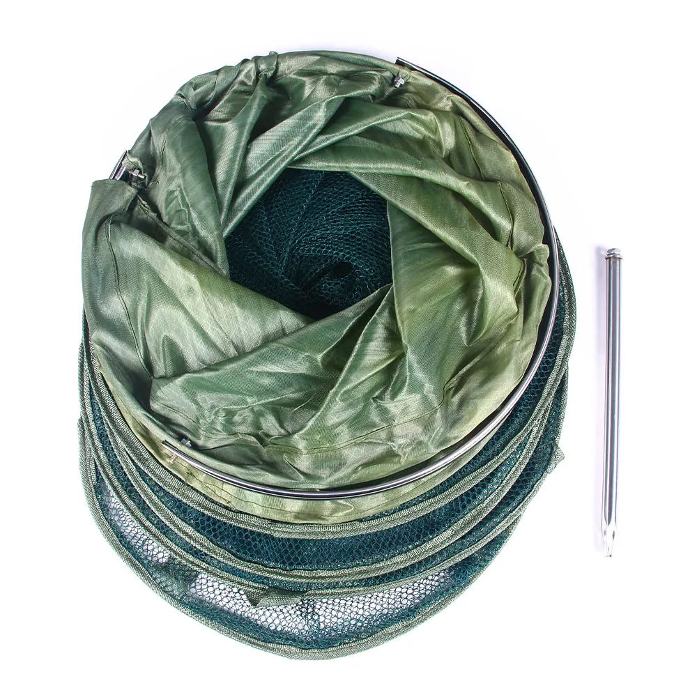 New 5 Layers Foldable Fishing Basket China Fish Trap Dip Cage Landing Net Fishing Nets