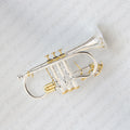 High End Professional Soprano Eb Cornet Silver Plated Focustyle FCT-500 for Sale Good Price