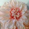 Hot Selling G-2146 Artificial Wedding Decoration Silk Dahlia Daisy Bouquets Flower 7 Heads White Floral Flowers