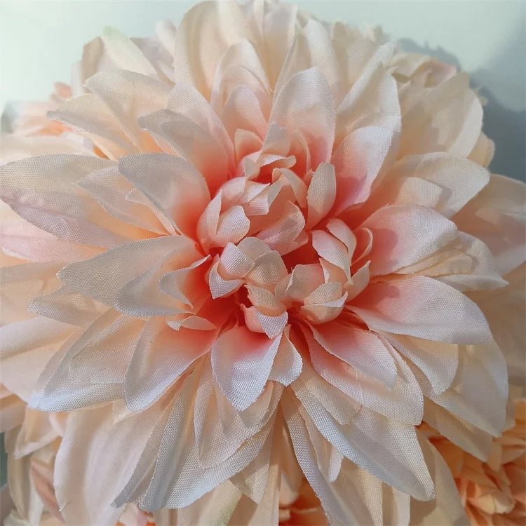 Hot Selling G-2146 Artificial Wedding Decoration Silk Dahlia Daisy Bouquets Flower 7 Heads White Floral Flowers