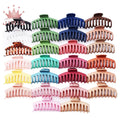 Jiris Banana Hair Clips Classic Clincher Combs Large Double Comb Fishtail Hair Clip Banana Ponytail Holder Clip for Women Ladies
