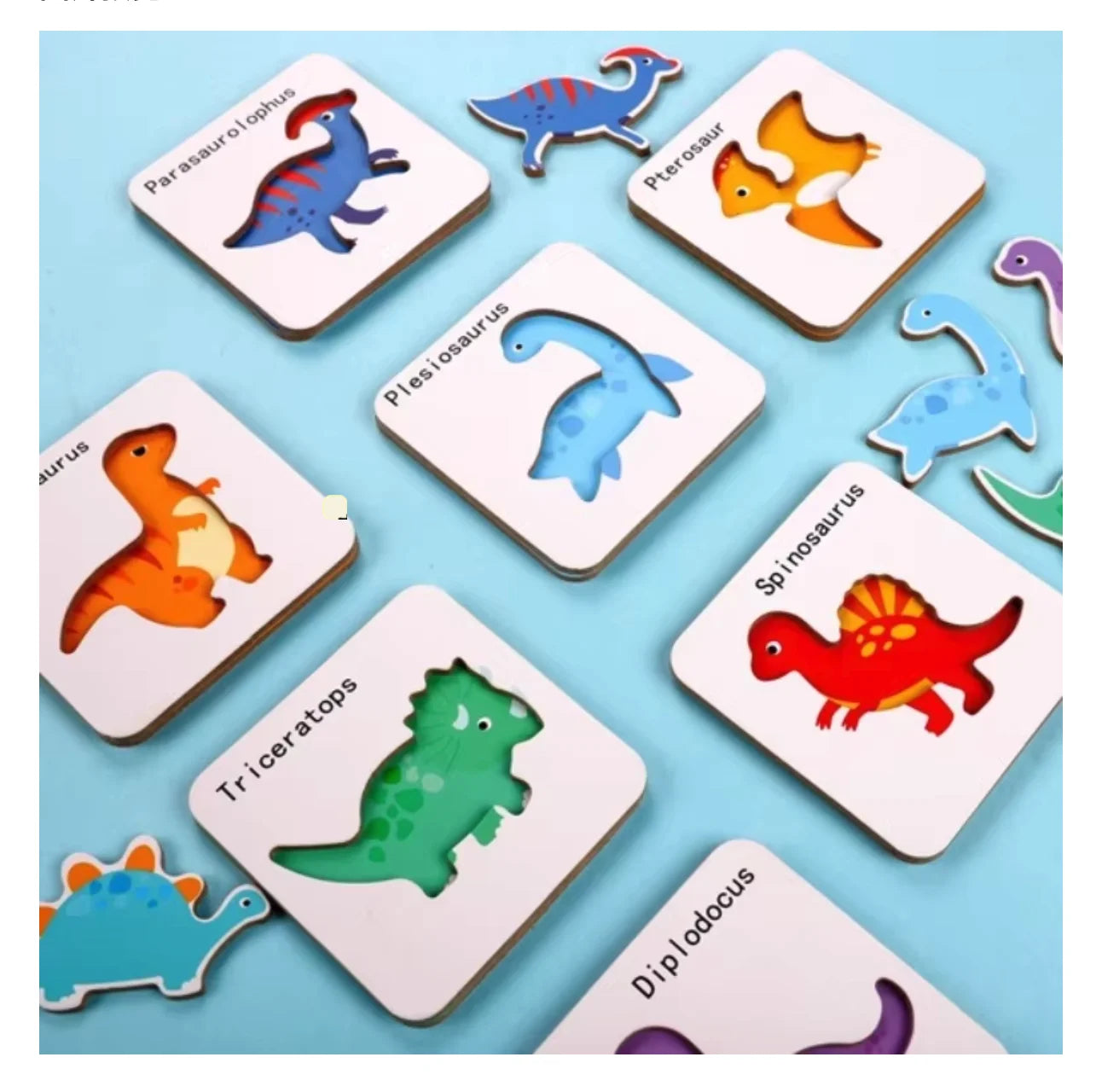 2025 Creative Preschool Early Educational Toys Flash Cards Wild Animal Cognitive Matching Puzzle
