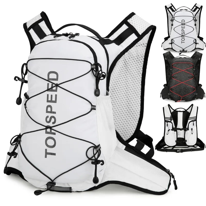 Factory Lightweight Waterproof Running Vest Hydration Backpack for Outdoor Sports Off-road Trail Races Reflective Outdoor Sports