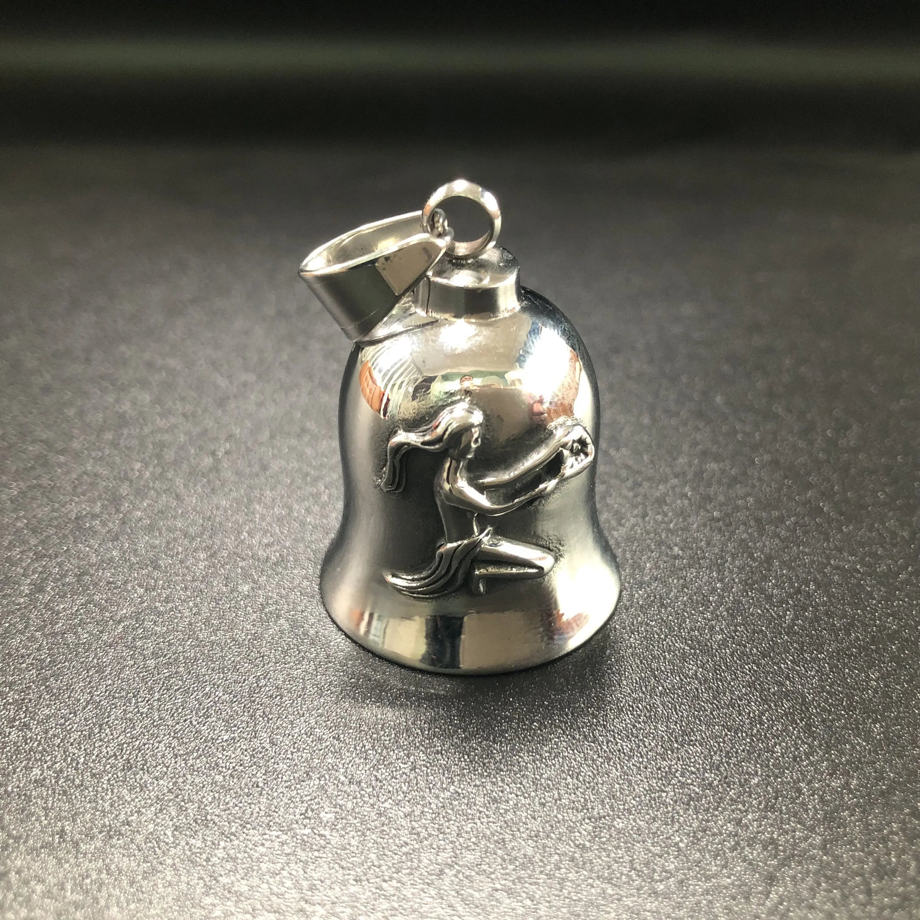 Biker Guard Drive Safe Cycling Bells Accessories Good Luck Bell Motorcycle Skull Bell
