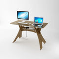 No Screws Square Simple Plywood Modern Commercial Use Multifunction Computer Desk Office Desks Student Study Dining Table Easy MegaBDM