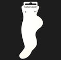 White Paper Card Display and Packaging Cards for Foot Ankle Bracelet Jewelry Anklets Holder