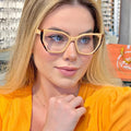 Custom Logo New Fashion Irregular Ladies Cat Eye Computer Women Glasses Anti Blue Light Glasses Women