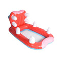 B03 F Hippo Inflatable Pool Float Adult Beach Floats Lounge Chair with Net Red Durable PVC Pool Accessories
