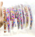Quicksand Clay Beads Hair Band Children's Transparent PVC Sequined Headband for Children's Hair Accessories