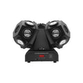 Three-Arms Beam Moving Head 16pcs LED Light Beads KTV Disco Stage Dance Floor Concert Lighting Equipment RGBW Color Temperature