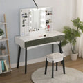 Best Makeup Desk Dressing Table Mirror Stool Vanity Lighted Big Indian Style Coiffeuse Avec Miroir Make up Table
