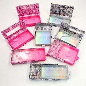 Wholesale Cheap Carton R Packing Box for 25mm Long EyeLash Pretty Lashes Storage Packaging