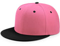 Fashion Wholesale 6 Panel Unisex Two Tone Contrasting Colors Custom Logo Snap Back Hip Hop Blank Hat Cap
