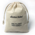 Custom Large Organic Cotton Drawstring Dust Bag Durable Double-Drawstring Closure for Cosmetic Shoe Pouch Packing Handbag Use