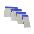 4 Pcs Paint Scraper Drywall Taping Putty Knife 2" 3.2" 4" 4.8" Inch Paint Plastering Knife Wall Scrapers