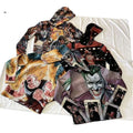 Hot Sales Kapital Custom Tapestry Print Hooded Sweatshirt Men's Inspired by Jimi Hendrix Made Polyester/Cotton for Spring Season