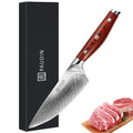 6.5 Inch  Chef's Knife Damascus Steel Ultra Sharp With Knives G10 Handle Kitchen Knife