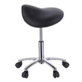 Salon Spa Tattoo Height Adjustable Rolling Wheels Made Durable Metal Swivel Saddle Stool Pedicure Chair Contemporary Task Stool