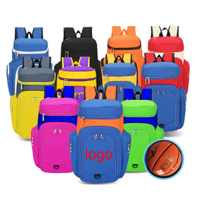 Customized Sports Bag Football Elite Backpacks Shoes Basketball Backpack with Ball Compartment