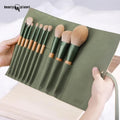 Makeup Brush Set Private Label Luxury 2024 10pcs Make up Brush Cosmetic Bag Travel Storage Makeup Pouch Bag