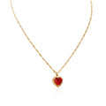 BJB0419N Heart Fashion Jewelry Necklace Crystal Stainless Steel Necklace Jewelry for Women