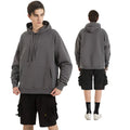 New Arrival Premium Solid Cotton for Heavyweight Custom Logo Unisex Oversized Pullover Hoodie Set Spring
