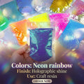 In Stock 2oz Bag Glitter Holographic Hexagon Loose Mix Chunky Sequin Mix for Nail Art Craft Resin Tumbler