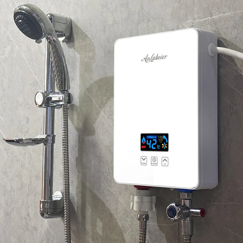 Smart Mini Geyser Bathroom Instant Electric Multi Point Tankless Water Heater Instant