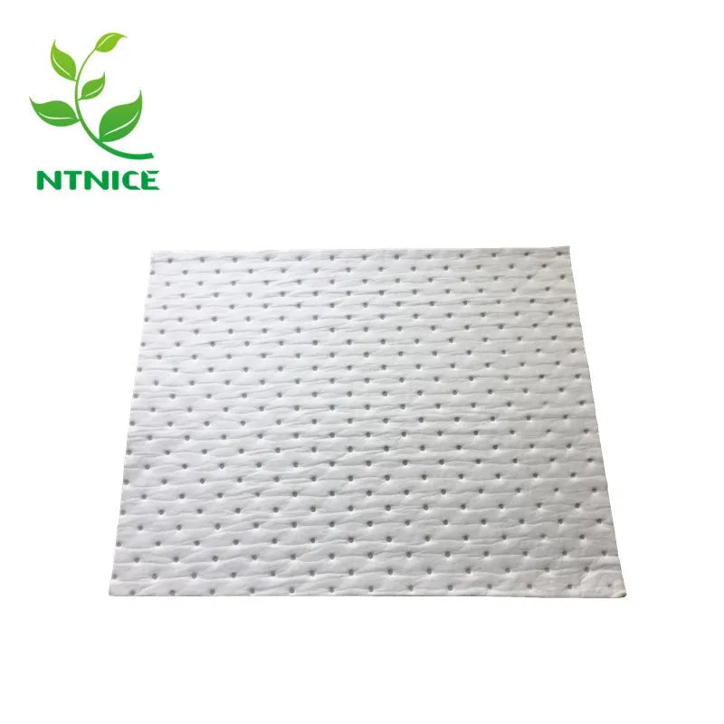 New Hot Selling Melt Blown Nonwoven Fabric Material Oil Absorbent Mats White Customized Color Square