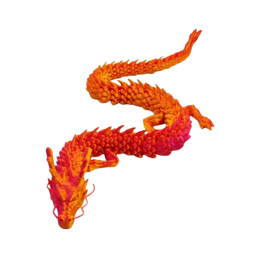 Custom 3d Printed Animals Low Price Dragon Christmas Decorations 3d Printed Dragon for Home Office Decor Made of PLA