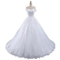 New Design Simplicity Luxury Sequin Beaded Sexy High Waist Sleeveless Lace Bridal Gowns Wedding Dresses