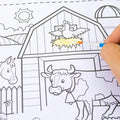 Custom Kids Mystery Spiral Coloring Book for Kidswith Coloring Pencils Children with Book