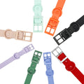 Customizable Color Fast Coated Zinc Alloy Metal Buckle Professional Style Durable Plastic Parts Dog Collar 16mm 20mm 25mm Widths