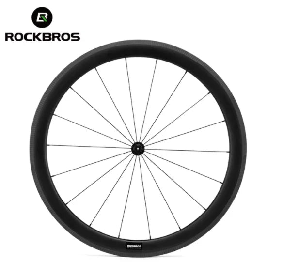 ROCKBROS Carbon Bicycle Wheelset 38mm 50mm Opening Rim R255 Hub Bike Wheel Clincher Tires Cycling Wheel Set Road Bike