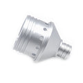 Factory Wholesale Aluminum Lamp Base OEM Lamp Bracket Accessories Sliver Plain Hardware Processing