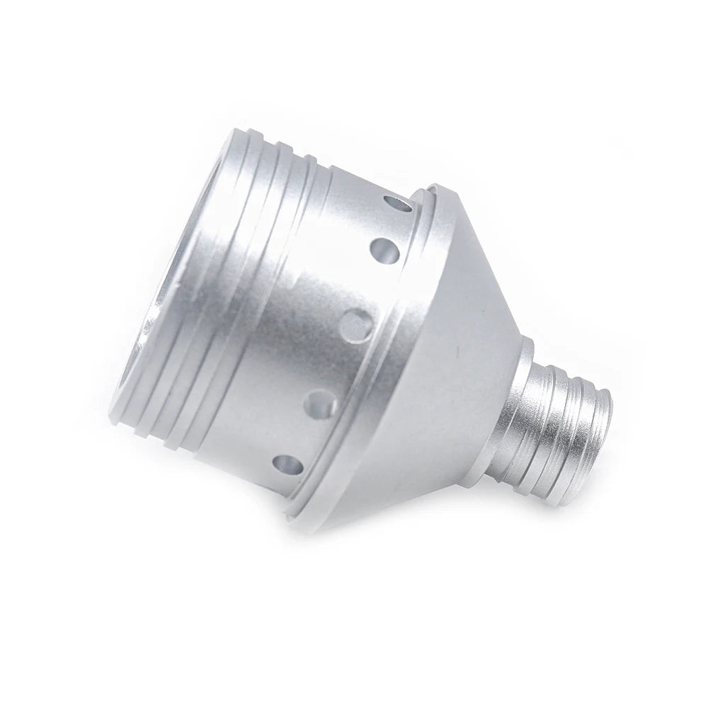 Factory Wholesale Aluminum Lamp Base OEM Lamp Bracket Accessories Sliver Plain Hardware Processing