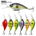 New Arrival 60MM/13.2G Hard Plastic Floating Crankbait Bait Minnow Fishing Bass Crankbait Lures
