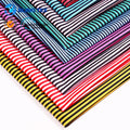 Ready to Ship 100% Polyester Stripe Style Clothing Fabric for Girls for Lining Bags Garments MegaBDM