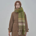 Zifeng OEM Bufandas Y Chalinas Tipo Cachemira French Classic Plaid Winter Scarf Cashmere Shawl