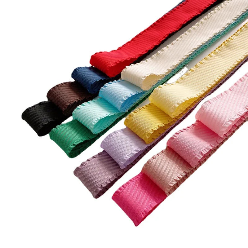 Twill Lace Polyester Skirt Collar Webbing Clothing Shoes Flower Hat Bow DIY Hair Accessories Gift Box Flower Decorative Ribbon