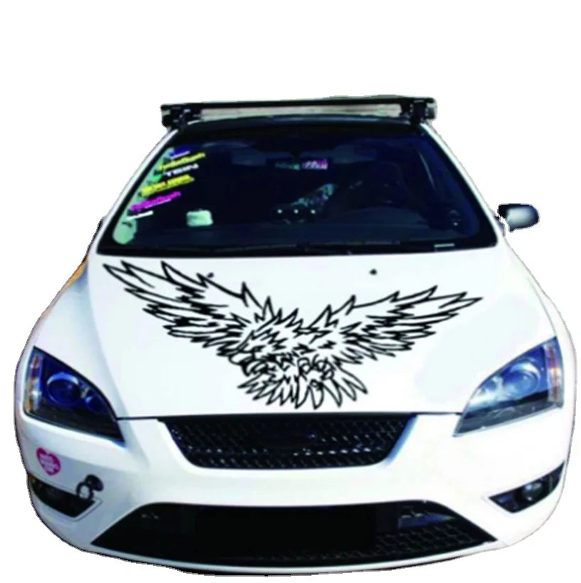 Custom Size UV Printed Removable Decorative Vehicle Body Sticker Car Van Kart Bus Truck Advertising Vinyl Die Cut Gloss