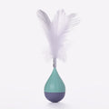 RTS Hot Sale Cat Product Wish LAZADA Ebay Fine Packing Gift Box ABS Feather Tumbler Cat Toy Pet Luxury Toys